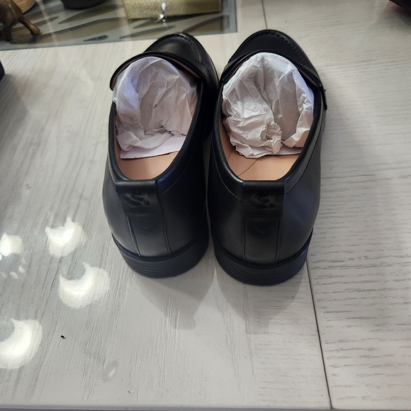Women's Cole Haan Black Leather Slip-On Loafers 10.5 B. - new - Picture 5 of 8
